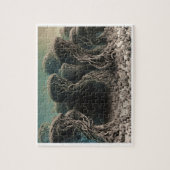 Beängstigendes und cremefarbenes Puzzle (Vertikal)