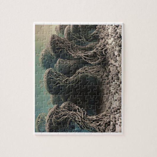 Beängstigendes und cremefarbenes Puzzle (Vertikal)