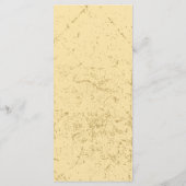 Beängstigendes und elegantes Hochzeitsprogramm Programm (Rückseite)