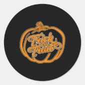 Beängstigendes und sonniges Halloween 1 Runder Aufkleber (Vorderseite)