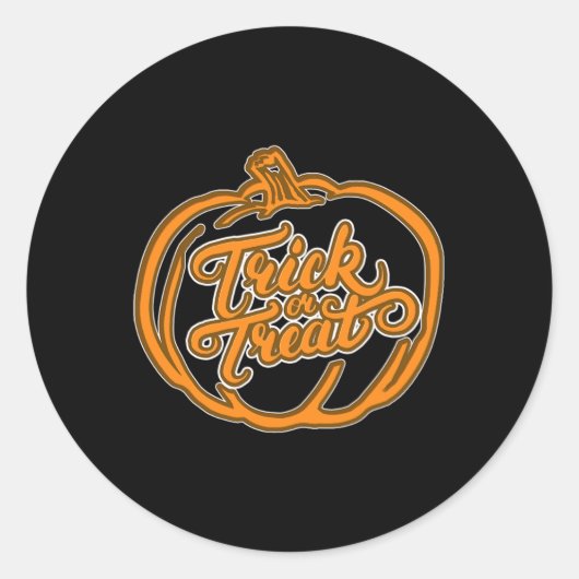 Beängstigendes und sonniges Halloween 1 Runder Aufkleber (Vorderseite)