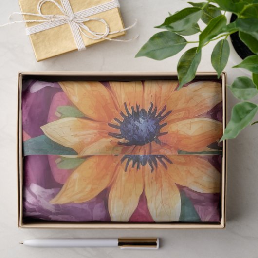 Beängstigendes Vintages Blumenkleid Ephemera Seidenpapier (Geschenk)