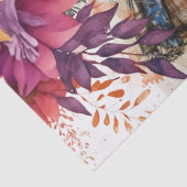 Beängstigendes Vintages Blumenkleid Ephemera Seidenpapier (Detail)