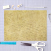 Beängstigendes Vintages Pergament beim Schreiben Seidenpapier (Handwerk)