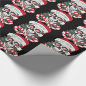 Beängstigendes Weihnachten Geschenkpapier (Ecke)