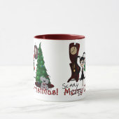 "Beängstigendes Weihnachts" Tasse (Zentrum)