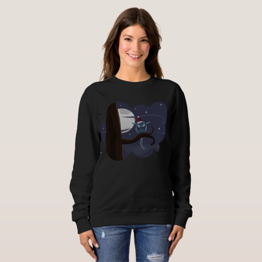 beängstigendes Weihnachtskraut Sweatshirt (Vorne ganz)