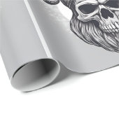 Beängstigendes Weihnachtswrapping-Papier Geschenkpapier (Rolleneckpunkt)