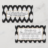 Beängstigendes Weißes Halloween-Ghosts Wasserfarbe Visitenkarte (Vorne/Hinten)