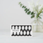 Beängstigendes Weißes Halloween-Ghosts Wasserfarbe Visitenkarte (Stehend Vorderseite)