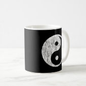 Beängstigendes Yin Yang-Symbol Kaffeetasse (VorderseiteRechts)