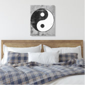 Beängstigendes Yin Yang-Symbol Leinwanddruck (Insitu (Schlafzimmer))