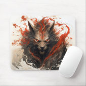 Beängstigendes Zaubertier Mousepad (Mit Mouse)