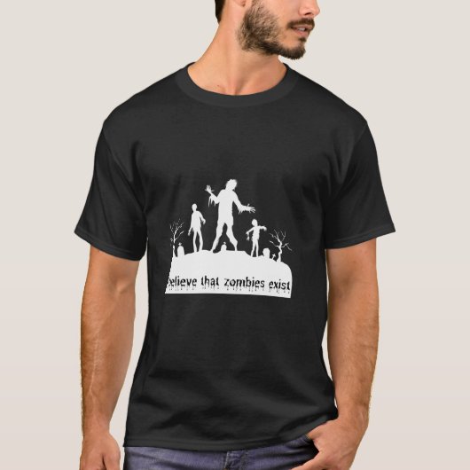 Beängstigendes Zombie Halloween Kostüm Süß oder So T-Shirt (Vorderseite)