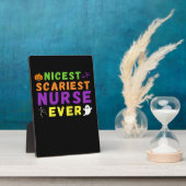 Beängstigendste Nurse überhaupt lustig Halloween C Fotoplatte (Seite)