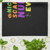 Beängstigendste Nurse überhaupt lustig Halloween C Geschirrtuch (Gefaltet)