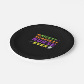 Beängstigendste Nurse überhaupt lustig Halloween C Pappteller (Schrägansicht)