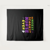 Beängstigendste Nurse überhaupt lustig Halloween C Wandteppich (Vorderseite (Horizontal))