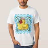 Beanie Hat Rubber Duck Custom T - Shirt (Vorderseite)