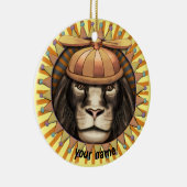 Beanie Lion Keramik Ornament (Rechts)