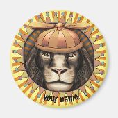 Beanie Lion Magnet (Vorne)