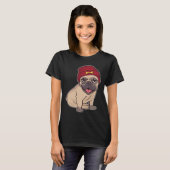 Beanie Pug 459 T-Shirt (Vorne ganz)