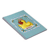 Beanie Rubber Duck Notebook Notizblock (Rechte Seite)