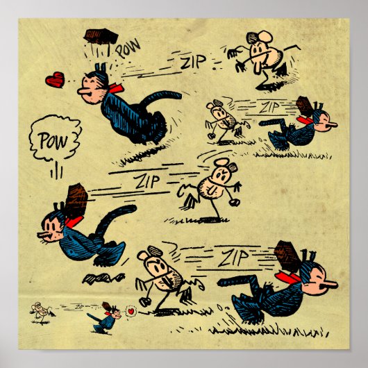 "Beanings we have known" Square Poster (Vorne)