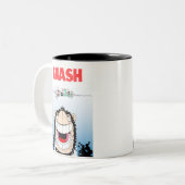 Beano Gnasher "Jaws" parody coffee Tasse ☕️ (Vorderseite Links)
