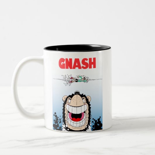 Beano Gnasher "Jaws" parody coffee Tasse ☕️ (Links)