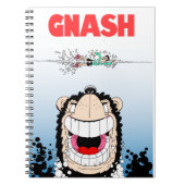 Beano Gnasher "Jaws" Parody-Notebook 📓 Notizblock (Vorderseite)