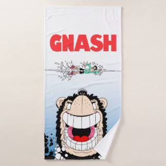 Beano Gnasher Parodien Badetuch "Jaws" 🛁 Badehandtuch