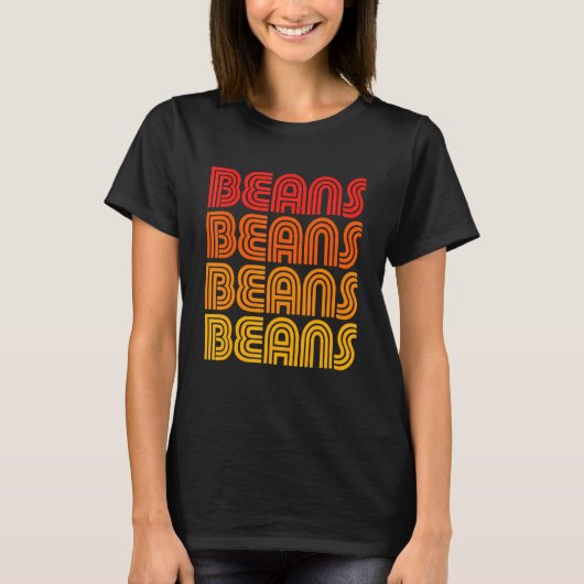 Beans Lover Fan Frijoles Refried Mexican Funny Chi T-Shirt (Vorderseite)
