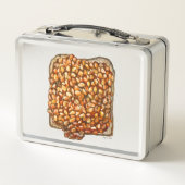 Beans on Toast Metall Brotdose (Rückseite)