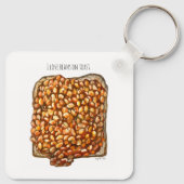 Beans on Toast Schlüsselanhänger (Rückseite)