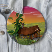 Beanstalk Hütte Cartoon Button (Beispiel)