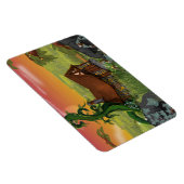 Beanstalk Hütte Cartoon Magnet (Rechte Seite)