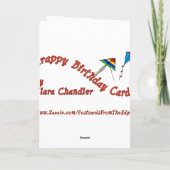 Beanstandung der BIrthday-Karte beenden Karte (Rückseite)