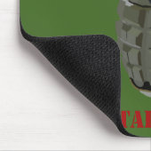 Beanstandungs-Abteilungs-Grün Mousepad (Ecke)