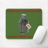 Beanstandungs-Abteilungs-Grün Mousepad (Mit Mouse)