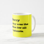 Beanstandungs-Tasse Kaffeetasse (VorderseiteRechts)