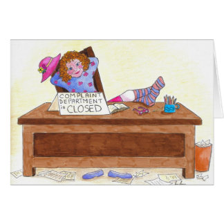 Beanstandungsabteilung ist geschlossen