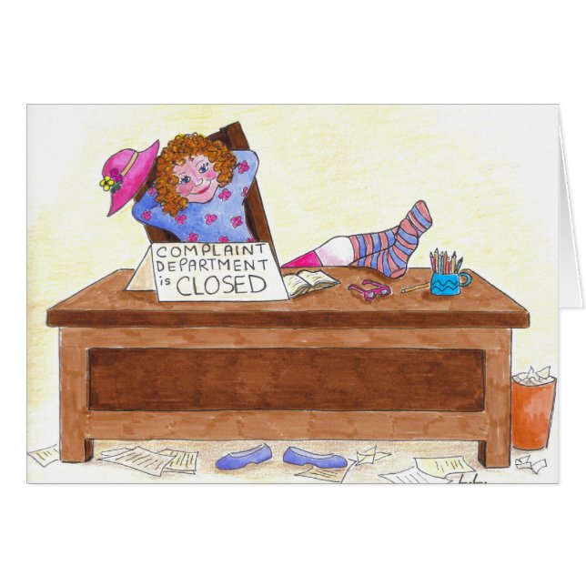 Beanstandungsabteilung ist geschlossen (Vorderseite (Horizontal))