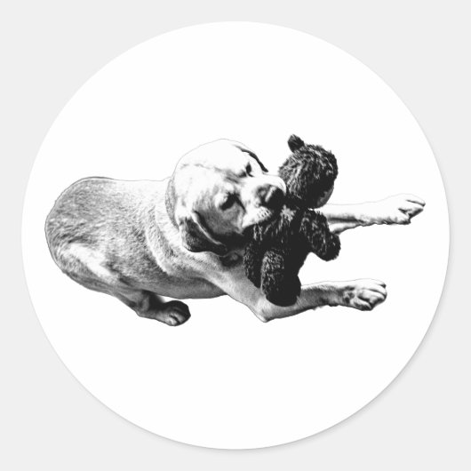 Beantragt Runder Aufkleber (Vorderseite)