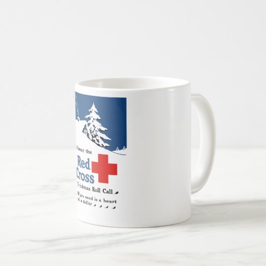 Beantworten Sie das Kreuz-WeihnachtsAppell Kaffeetasse (VorderseiteRechts)