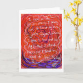 "Beantwortet" Gruß-Karte Karte (Gelbe Blume)