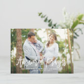 Beantwortete Ankündigung der Schwangerschaft (Stehend Vorderseite)