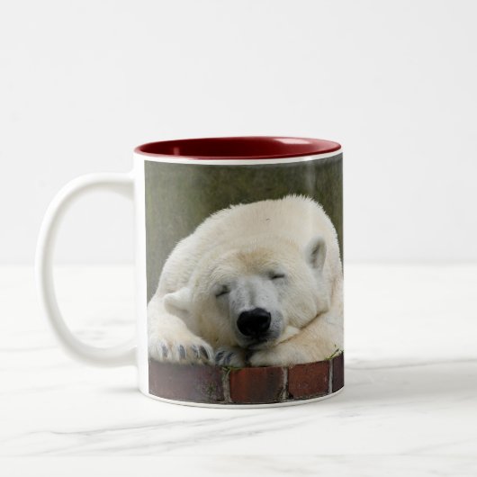 Bear_001 Zweifarbige Tasse (Links)