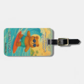 Bear 04 Kids Gepäckanhänger (Vorderseite horizontal)