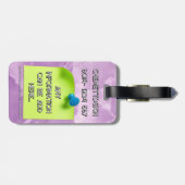 Bear 04 Kids Gepäckanhänger (Rückseite horizontal)